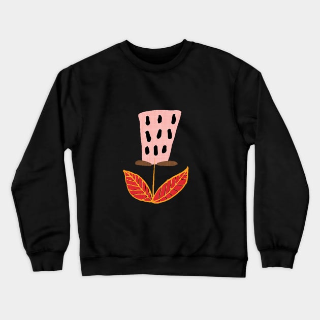 Mid century modern Tulip Crewneck Sweatshirt by bruxamagica